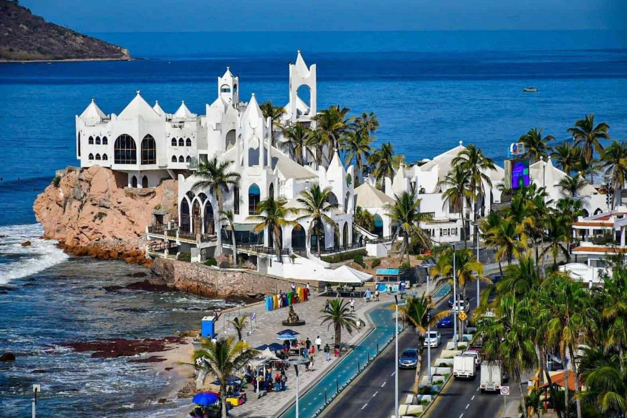 Ferienwohnung Departamento En Mazatlan Frente Al Mar Y Alberca Comun. Exterior foto